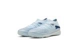 Fußballschuh PUMA "FUTURE 9 MATCH TT Fußballschuhe Damen", Damen, Gr. 37,5, icy blau jewel, Obermaterial: Synthetik, Textil. Futter: Synthetik, Textil. Innensohle: Textil. Laufsohle: Gummi, Schuhe Fußballschuh