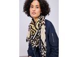 Schal STREET ONE, Damen, Gr. onesize, bunt (cinnamon braun), Stoff, 100% Modal, Modetücher Schal, aus Modal
