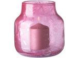 Dekovase FINK "SOLEA", fuchsia, B:19cm H:19cm T:19cm Ø:19cm, Glas, Vasen