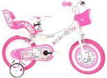 Kinderfahrrad DINO BIKES "Hello Kitty 16" Kinderfahrrad 4-7 Jahre" Gr. 30, weiß, Fahrräder, Kinder, 16 Zoll (40,64cm) hinten: 14 Zoll (35,56cm), Kinderfahrrad