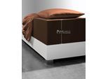 Spannbettlaken FLEURESSE "Comfort XL", braun (dunkelbraun), 1 Stk., Mako-Jersey, 180x200 180x210 180x220 190x200 190x210 190x220 200x200 200x210 200x220 40cm, Mako-Jersey, Obermaterial: 96% Baumwolle, 4% Elasthan (LYCRA), Bettlaken, Spannbettlaken, Mako-Jersey, für Matratzen bis 40 cm Höhe, Bettlaken, Spannbetttuch