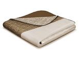 Wohndecke BIEDERLACK "Conture Flow", beige, B:150cm L:200cm, Baumwolle, Polyacryl, Polyester, Wohndecken, Wohndecke, dezentes Muster in Struktur-Optik