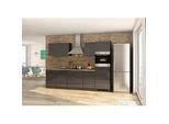 Küchenblock Mailand m. Geräten Graphitfarben