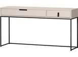 Konsolentisch WOOOD "Silas", weiß, B:140cm H:74cm T:40cm, Tische, Konsolentisch, viel Stauraum, zwei Schubladen, H 74 cm x B 140 cm