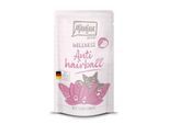 MjAMjAM Nassfutter Katze Wellness - Anti Hairball 12 x 125 g Rind