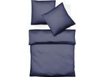 Bettwäsche FLEURESSE "Lech 3089", blau (marine), B/L: 200cm x 220cm, 1 Stk., 2 Stk., Flanell, B/L: 80cm x 80cm & 80cm x 80cm, 3 Stk., Flanell, Obermaterial: 100% Baumwolle, Bettwäsche, Bettwäsche, Edelflanell, Baumwolle, in Gr. 135x200, 155x220, 200x200cm
