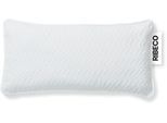 Nackenstützkissen RIBECO "Luca Kissen 40x80 & 80x80 cm, 18 cm Höhe", weiß, B:40cm H:18cm L:80cm, Bezug: 100% Polyester, Kopfkissen, Nackenstützkissen, Mit über 1000 positiven Kundenbewertungen