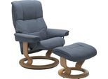 Relaxsessel STRESSLESS "Mayfair", blau (sparrow blau paloma), B:75cm H:99cm T:73cm, Leder BATICK: BATICK ist ein leicht korrigiertes, durchgefärbtes und genarbtes Möbelleder, bei dem die meisten Unebenheiten und Spuren in der Regel entfernt wurden.;Leder PALOMA: PALOMA ist ein durchgefärbtes Semianilin-Möbelleder mit natürlicher Narbung.;ROHLEDER Stoff Q2 FARON: Ein fester zuverlässiger Bouclé mit