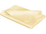 Betttuch FLEURESSE "Colours", gelb (vanille), B:270cm L:260cm, Mako-Satin, Obermaterial: 100% Baumwolle, Bettlaken, Betttuch, offenes Bettlaken