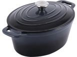 Bräter CS KOCH-SYSTEME "Xanten", schwarz, 8 l, Töpfe, Bräter, 8 Liter, Induktion