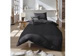 Bettwäsche FLEURESSE "Lech 3089", grau (anthrazit), B/L: 200cm x 200cm, 1 Stk., 2 Stk., Flanell, B/L: 80cm x 80cm & 80cm x 80cm, 3 Stk., Flanell, Obermaterial: 100% Baumwolle, Bettwäsche, Bettwäsche, Edelflanell, Baumwolle, in Gr. 135x200, 155x220, 200x200cm