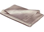 Betttuch FLEURESSE "Colours", grau (taupe), B:270cm L:260cm, Mako-Satin, Obermaterial: 100% Baumwolle, Bettlaken, Betttuch, offenes Bettlaken