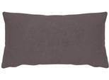 Dekokissen PAD "Smooth", stone, unifarben, B:25cm H:2cm L:50cm, Polyester, Dekokissen_Sitzkissen_Kissenhüllen, Perfekte Farbabstimmung