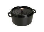 Staub Schmortopf Staub - LA Cocotte, Schwarz, Metall, 6,7 L, rund, Kochen, Töpfe, Schmortöpfe