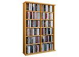 Mid.you Cd-Regal, Buche, Holzwerkstoff, 10 Fächer, 60x91.5x18 cm, Wohnzimmer, Regale, CD & DVD-Regale