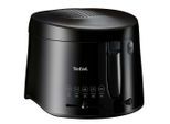 Tefal , Schwarz , Metall , 35x26x35 cm , wärmeisolierte Außenfläche, automatische Deckelöffnung, abnehmbarer Deckel, Einsatz/Korb spülmaschinengeeignet, verstellbares Thermostat , Küche, Küchenelektrogeräte, Heißluftfritteusen