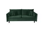 Mid.you , Grün , Textil , Füllung: Polyurethan (PUR),Polyurethan (PUR),Polyurethan (Pur) , 220x96x102 cm , Made in EU , Liegefunktion , Wohnzimmer, Sofas & Couches, Schlafsofas, Schlafsofas