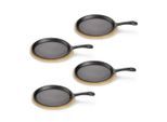 Echtwerk , Schwarz , Metall , 0,25 l , 18x2x38 cm , kratzfest , Kochen & Essen, Pfannen, Pfannensets