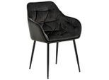 Livetastic , Braun, Grau , Metall, Textil , 58x83x55 cm , Stoffauswahl , Esszimmer, Esszimmerstühle, Polsterstühle