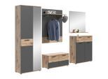 Mid.you , Holzwerkstoff , 280x200x38 cm , FSC MIX , Garderobe, Garderoben-Set