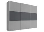 Möbelix , Anthrazit, Grau , Holzwerkstoff , 10 Fächer , 2 Schublade(n) Schubladen , 336x222x68 cm , Lga, Goldenes M, BQ - Bündnis für Qualität, Made in Germany , in verschiedenen Größen erhältlich, in verschiedenen Holzdekoren erhältlich ,