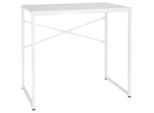 Mid.you , Weiß , Metall, Holzwerkstoff , rechteckig , 46x76x78 cm , Büromöbel, Schreibtische, Schreibtische