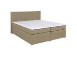 P & B , Beige , Textil, Holzwerkstoff , H3 , 180x200 cm , Federkernmatratze ,