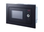 Respekta , Schwarz , Metall, Kunststoff, Glas , 59.5x38.8x32 cm , Auftaufunktion, Automatik-Kochprogramme, Timerfunktion, Kindersicherung , Küche, Küchenelektrogeräte, Mikrowellen, Einbau-Mikrowellen