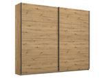 Rauch Möbel , Eiche Artisan , Holzwerkstoff , 2 Fächer , 226x210x62 cm , Blauer Engel, BQ - Bündnis für Qualität, Made in Germany ,