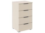 Rauch Möbel , Champagner , Holzwerkstoff , 4 Schublade(n) Schubladen , 40x81x42 cm , Blauer Engel, Goldenes M, BQ - Bündnis für Qualität, Made in Germany , Schlafzimmer, Nachtkästchen