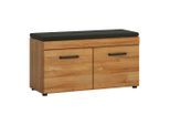 Möbelix , Eichefarben , Holzwerkstoff , Füllung: Schaumstoff , 93x47x38 cm ,