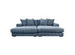 Livetastic , Hellblau , Textil , Füllung: Polyurethan (PUR),Polyurethan (Pur) , Ottomane rechts, L-Form , 285x195 cm , Made in EU , Wohnzimmer, Sofas & Couches, Wohnlandschaften, Ecksofas