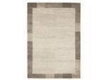 Cazaris , Naturfarben , Textil , Bordüre , rechteckig , 250x350 cm , Care & Fair , für Fußbodenheizung geeignet, in verschiedenen Größen erhältlich , Teppiche & Böden, Teppiche, Webteppiche