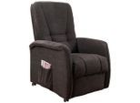 Livetastic , Dunkelbraun , Textil , 77x107x88 cm , Stoffauswahl, Relaxfunktion ,