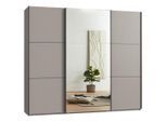 Möbelix , Sahara, Klar , Glas, Holzwerkstoff , 7 Fächer , 250x216x65 cm , BQ - Bündnis für Qualität, Made in Germany, DIN EN ISO 9001 , in verschiedenen Größen erhältlich, in verschiedenen Holzdekoren erhältlich ,