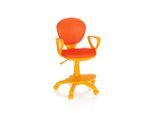 Mid.you , Orange , Kunststoff , 53x83-95x51 cm , Büromöbel, Bürostühle, Schreibtischsessel, Kinderdrehstühle