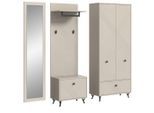 Mid.you , Holzwerkstoff , 215x190x35 cm , FSC MIX , Garderobe, Garderoben-Set