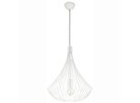 Möbelix , Weiß Hochglanz , Metall , 38x90x90 cm , Made in Europe, Europäischer Sicherheitsstandard , beliebig kürzbar , Beleuchtung, Innenleuchten, Hängeleuchten