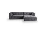 Mid.you , Grau , Textil , L-Form , 292x161 cm , Made in EU, FSC MIX ,