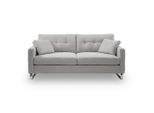 Mid.you , Hellgrau , Holz , Füllung: Kaltschaum,Kaltschaum , 203x92x94 cm , Made in EU, FSC MIX , Wohnzimmer, Sofas & Couches, Sofas, 2er Sofas