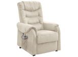 Livetastic , Beige , Textil , 78x107x93 cm , Made in EU , Stoffauswahl, Relaxfunktion , Wohnzimmer, Sessel, Fernsehsessel