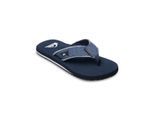 Sandale QUIKSILVER "Monkey Abyss", Herren, Gr. 11 (44), blau (navy), Obermaterial: Textil / Futter: Textil / Außensohle: Rubberlon., Schuhe Sandale