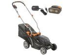 Worx WG733E - Akku-Rasenmäher - 20V/4Ah - Schnittbreite 33cm