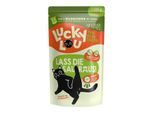 Lucky Lou Nassfutter Katze Adult Rind und Wildschwein 32x125 g