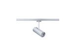 PAULMANN Schienensystem-Leuchten "Theron 1100lm 11W 4000K dimmbar 230V", silber (chromfarben), Ø 6,2cm H: 20cm, 1 Stk., Leuchten, 3-Step-Dim
