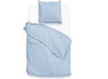 Bettwäsche ZO HOME "Zohome Bettwäsche Lino", blau, B/L: 135cm x 200cm, 1 Stk., 1 Stk., Renforcé, B/L: 80cm x 80cm, 2, Renforcé, Obermaterial: 100% Baumwolle, Bettwäsche, Bettwäsche, Bettwäsche aus 100% Baumwolle, hochwertige Renforcé, ab 135x200 cm.