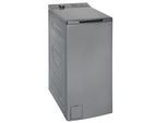 EXQUISIT Waschmaschine, Energieeffizienz: A (A-G), silberfarben, B:400cm H:870cm T:640cm, Waschmaschinen, Rückenschonend: bequem von oben zu beladen mit softer Türöffnung