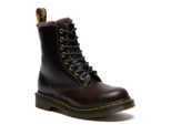 Winterboots DR. MARTENS "1460 Serena 8 Eye Boot", Damen, Gr. 41, schwarz taupe, Leder, unifarben, Schuhe Winterboots, Stiefel, Schnürboots mit stabilem Blockabsatz