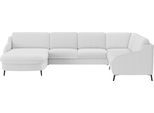 Wohnlandschaft SIT & MORE "Soul U-Form", silber, B:356cm H:90cm T:227cm, 100% Polyester, Sofas, Wohnlandschaft, wahlweise mit Bettfunktion und Bettkasten oder Schubkasten