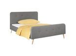 Polsterbett Barleta Dunkelgrau ca. 120x200cm